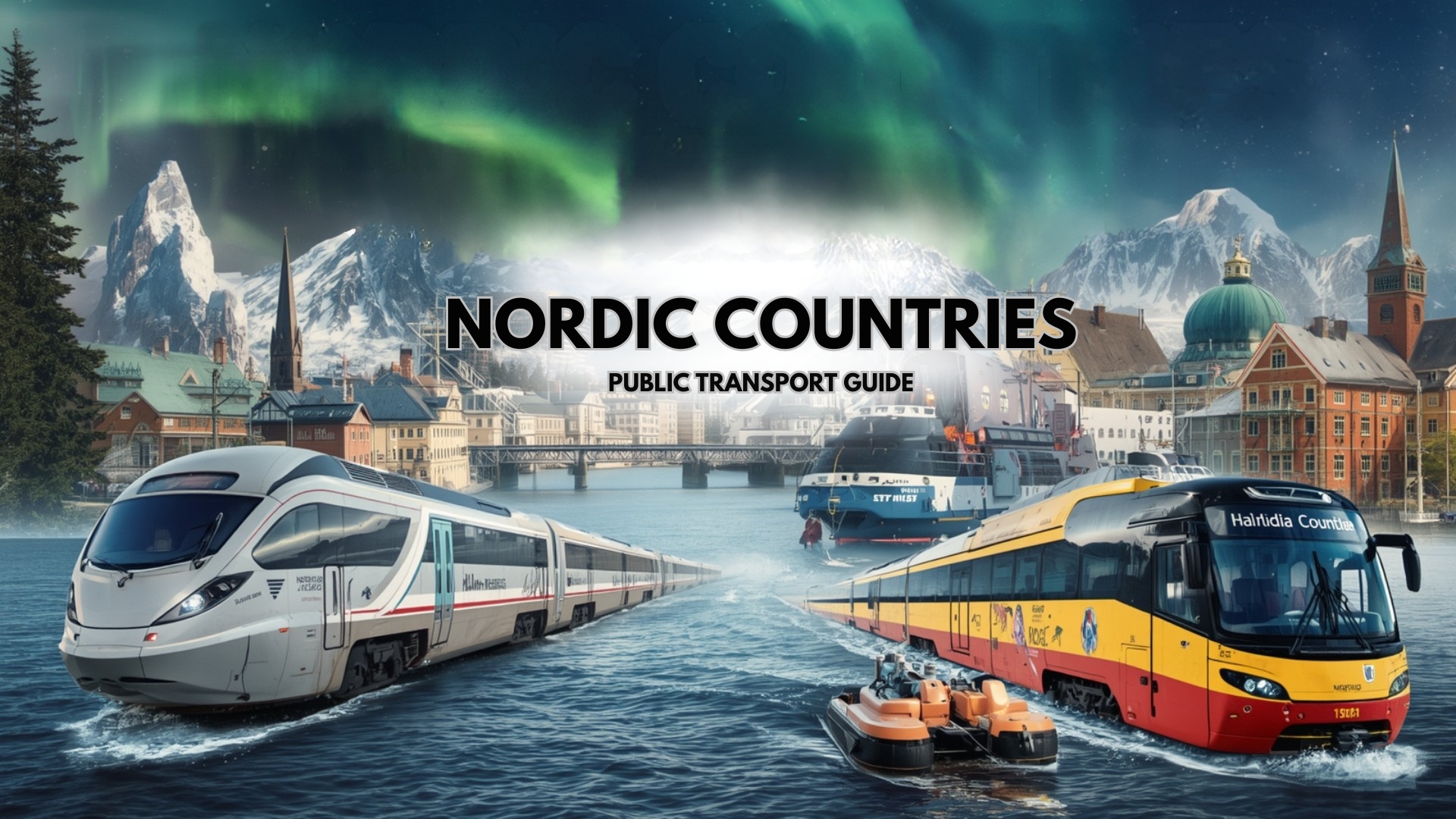 Nordic Countries Public Transport Guide: Trains, Buses & Ferries