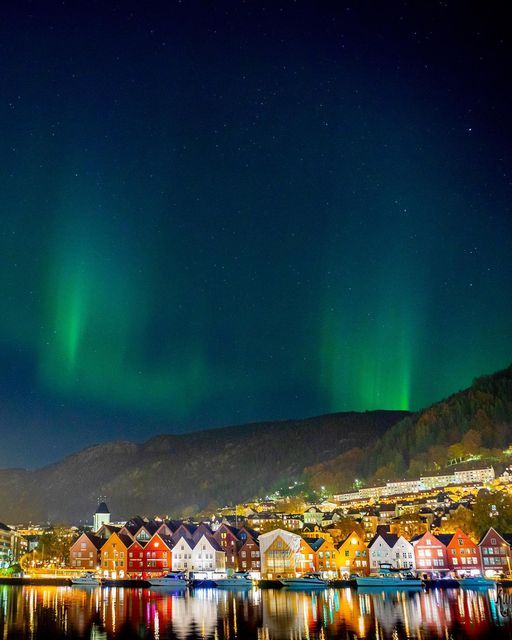Northern Lights in Bergen Norway