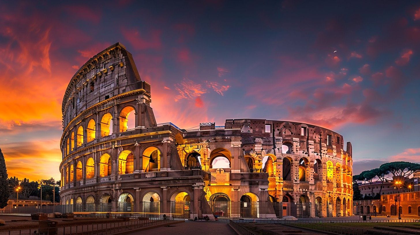 Italy travel destinations including Rome and Amalfi Coast