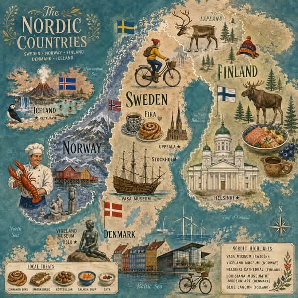 Nordic countries travel guide