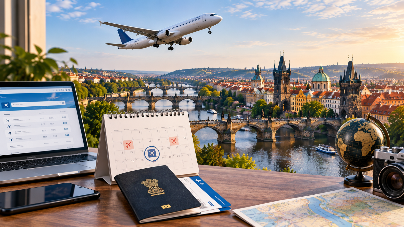 Best time to book Delhi to Prague flights