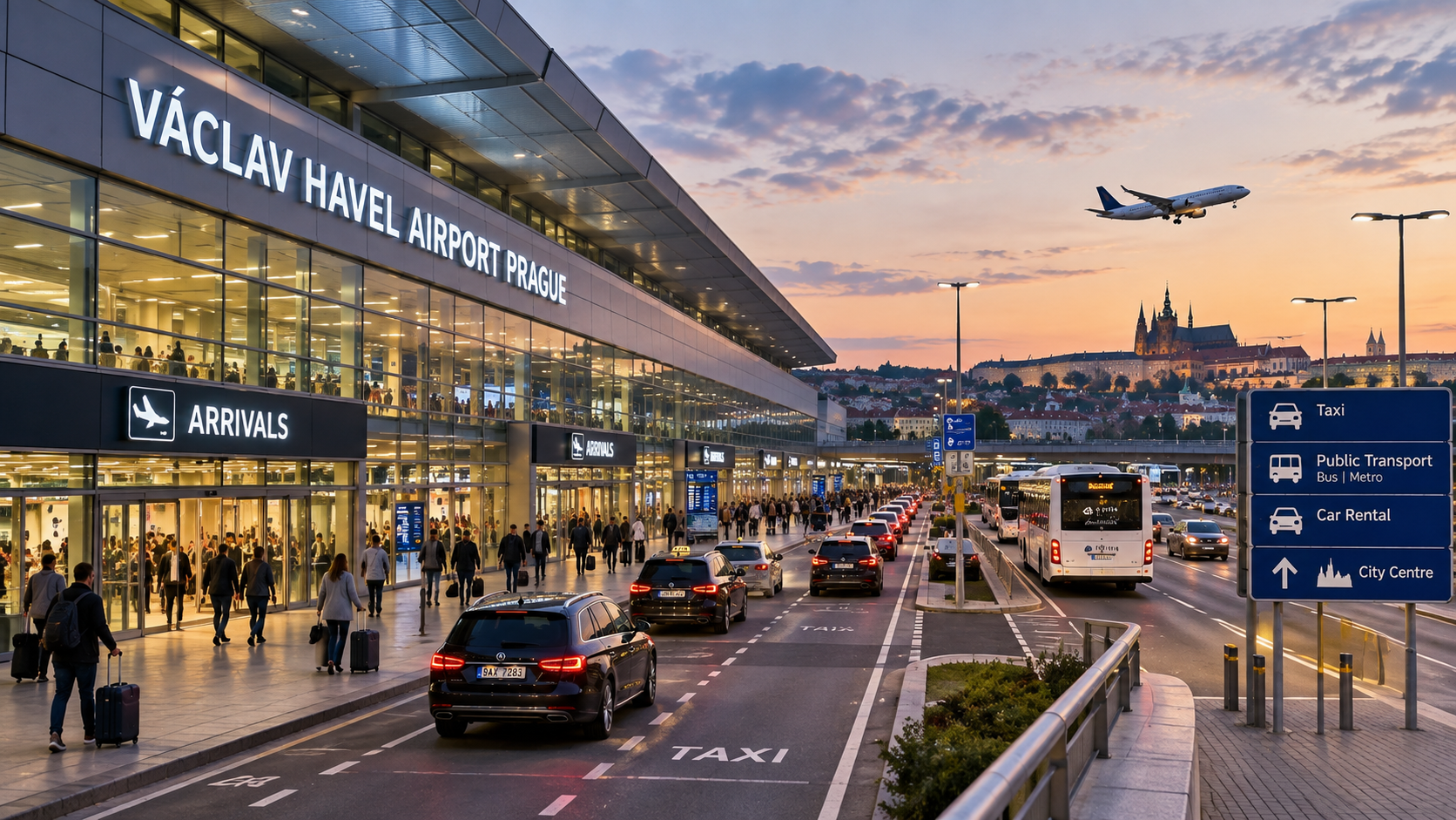 Prague Airport to city centre