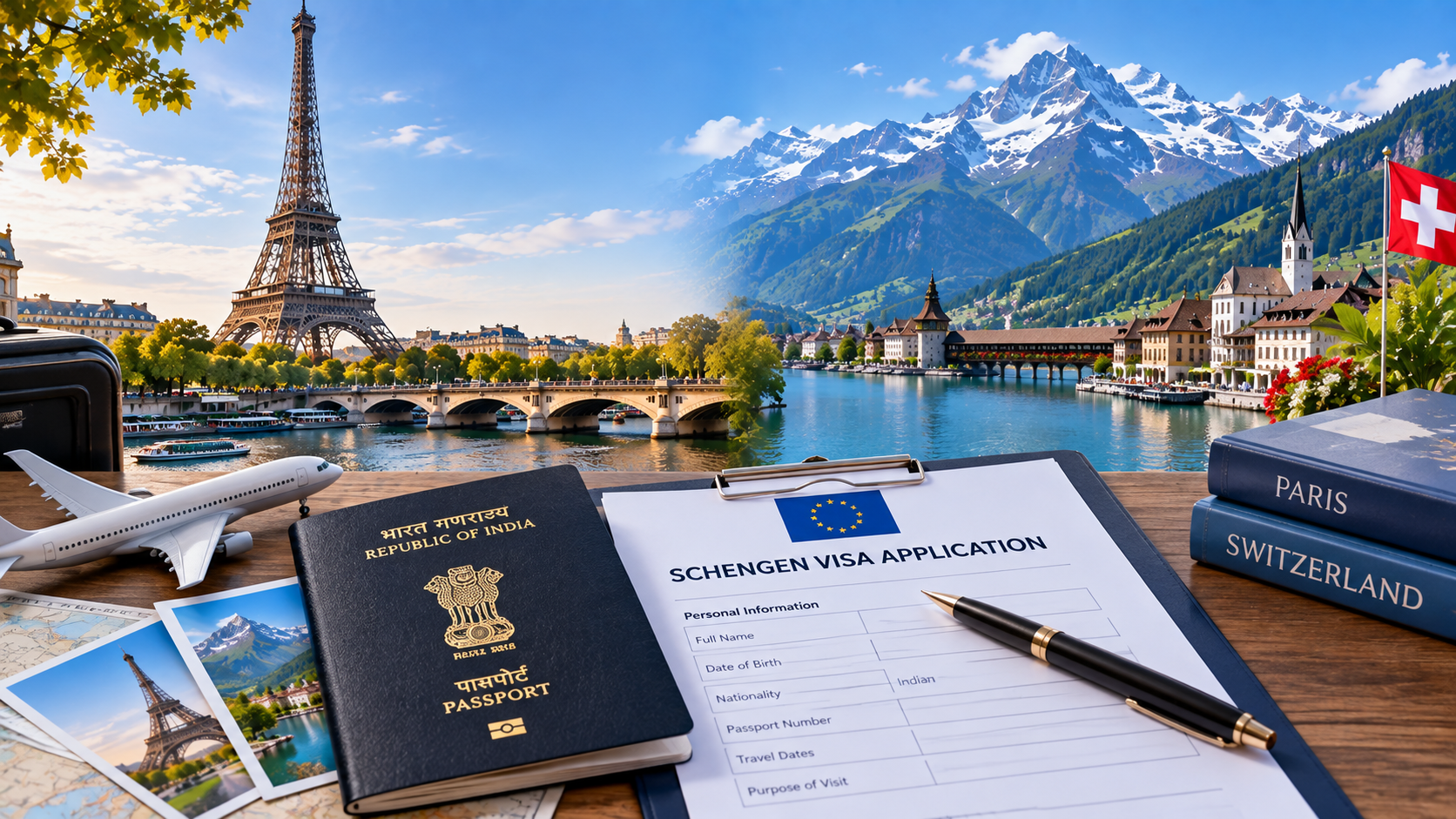 Paris Switzerland Visa Requirements for Indians