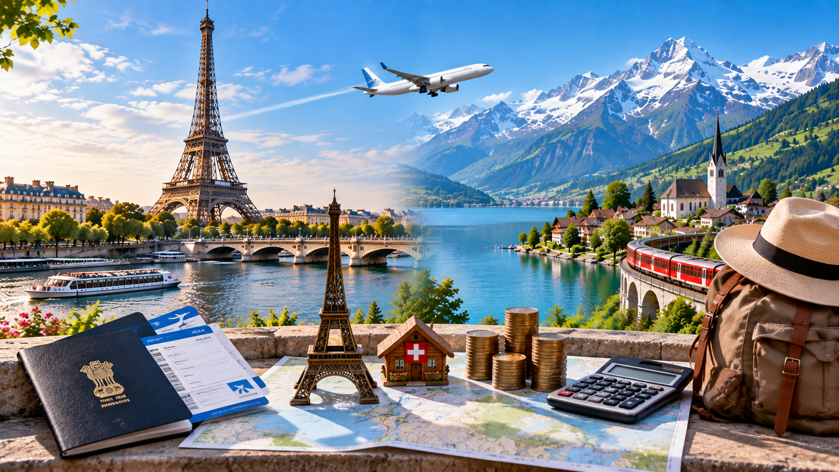 Paris Switzerland Tour Package Cost from India