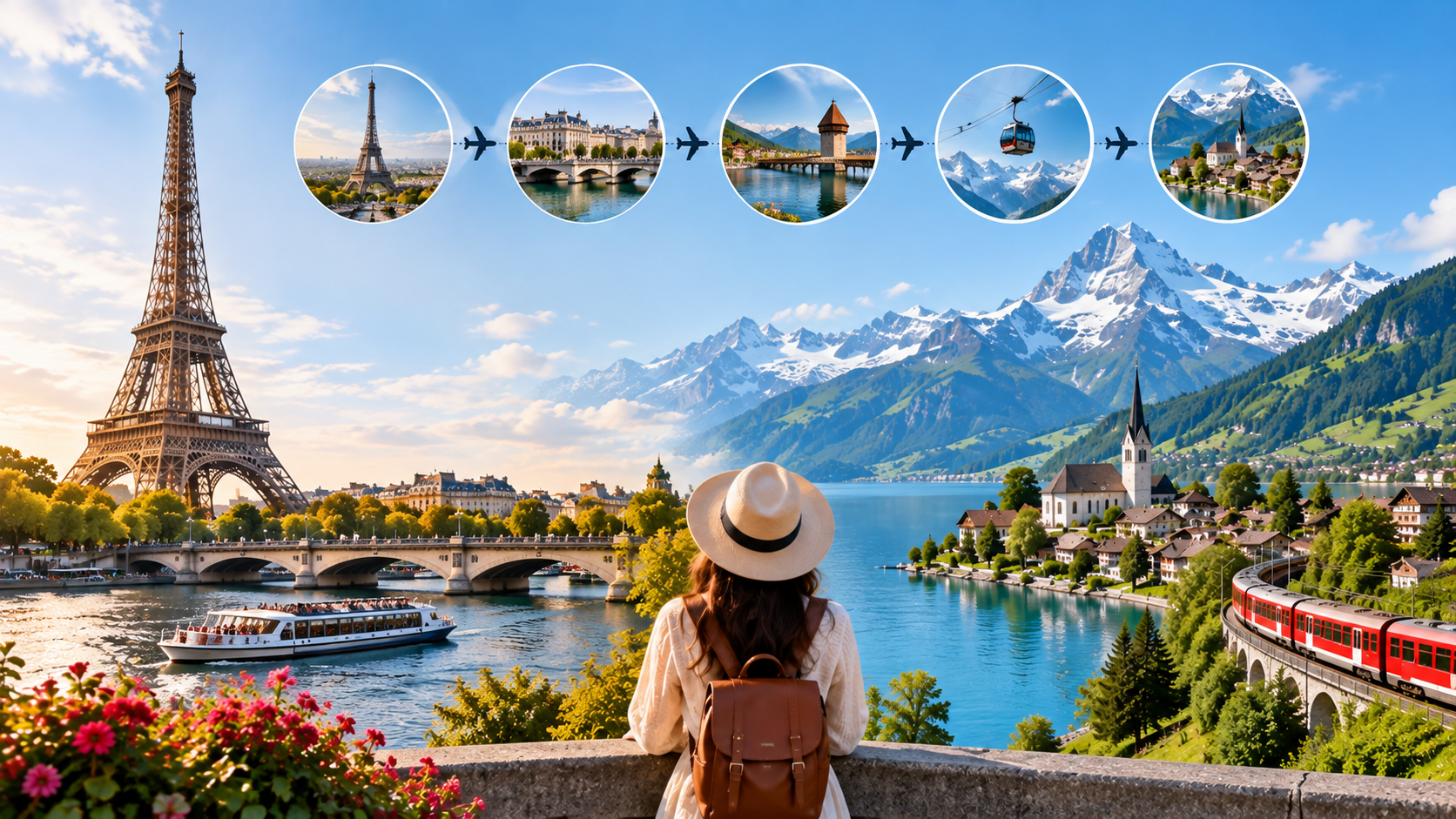 Paris Switzerland 6-day travel itinerary