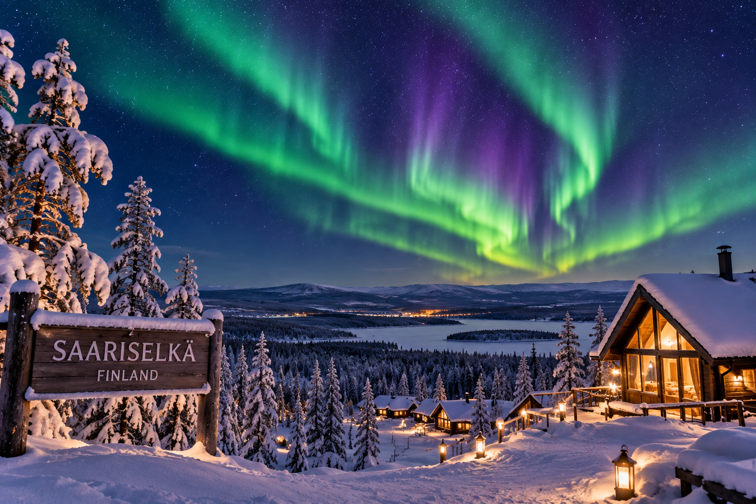 Saariselka Northern Lights Finland