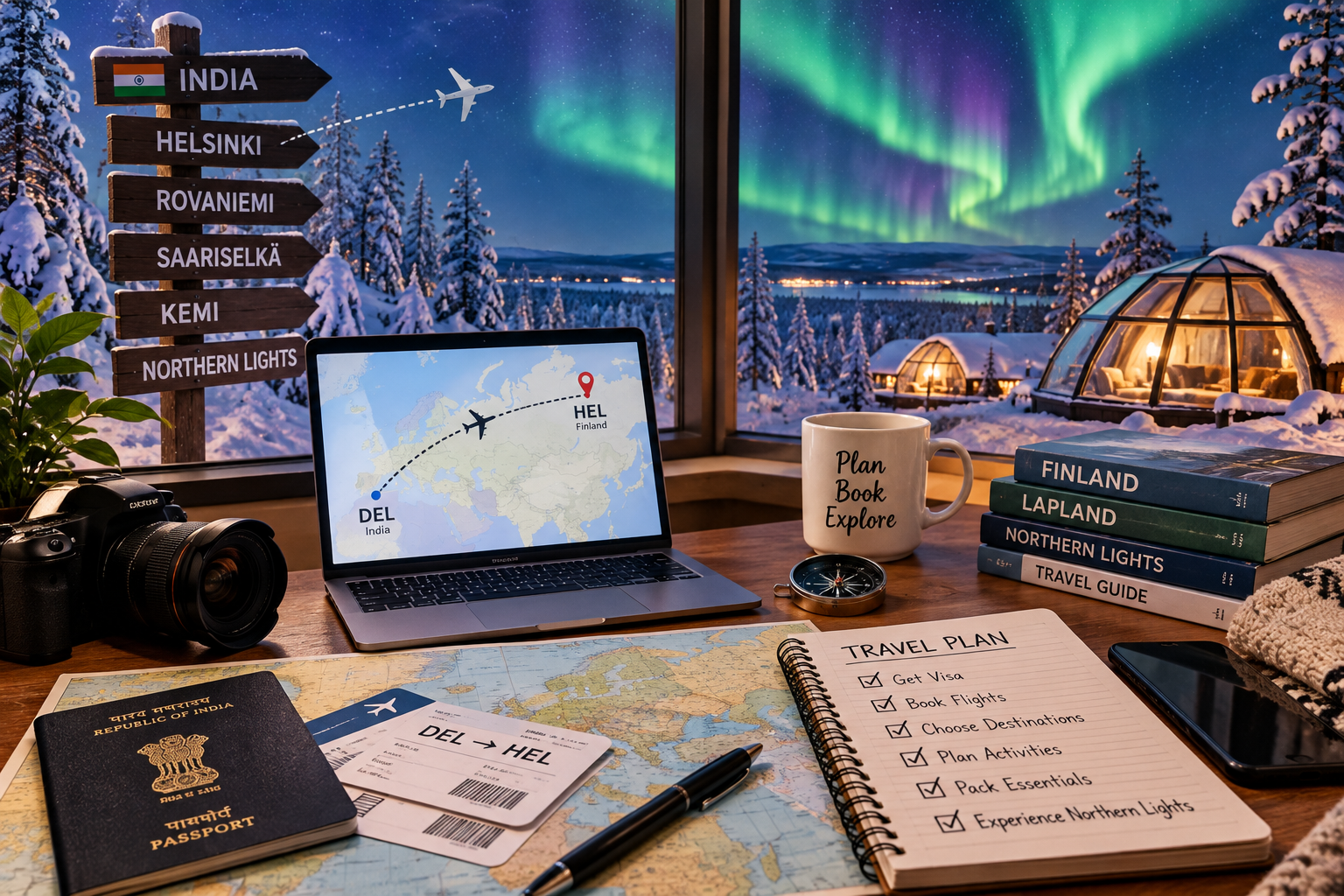 Plan Your Finland Northern Lights Trip from India