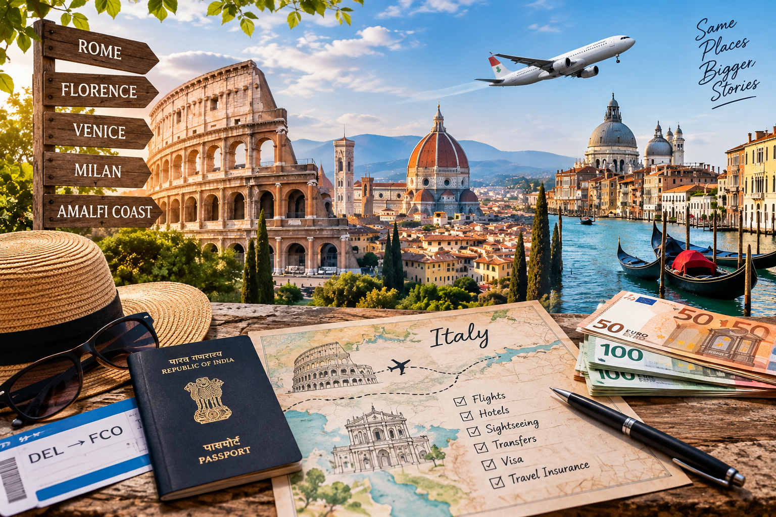 Italy Tour Package Cost from India