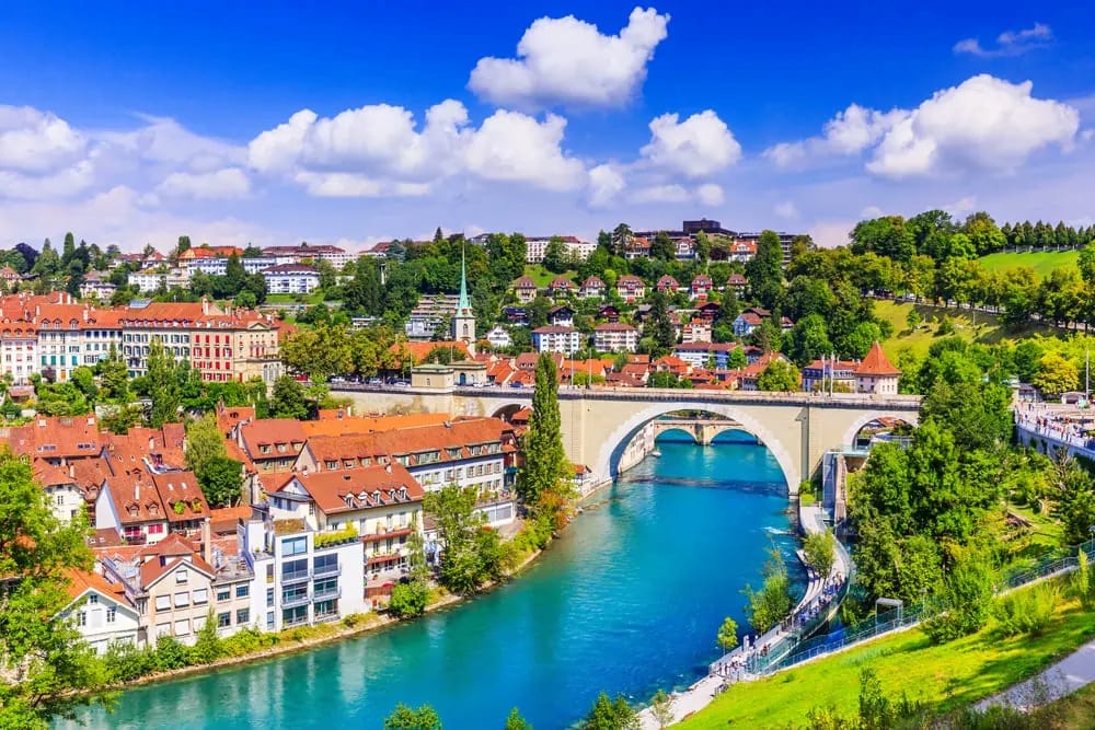 Bern Switzerland historic Old Town