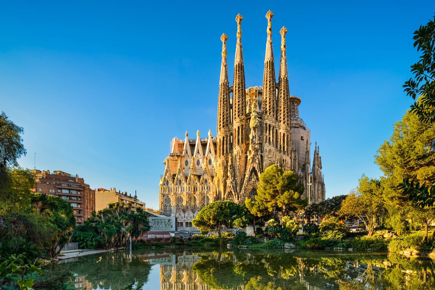Barcelona city and European architecture