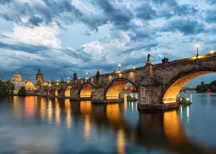 Charles Bridge Prague tourist attraction