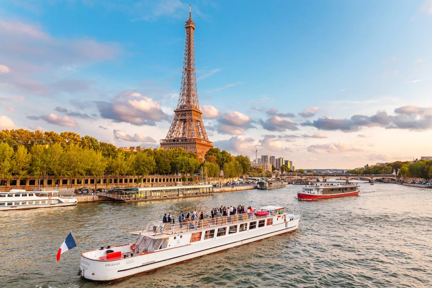 Seine River cruise Paris France