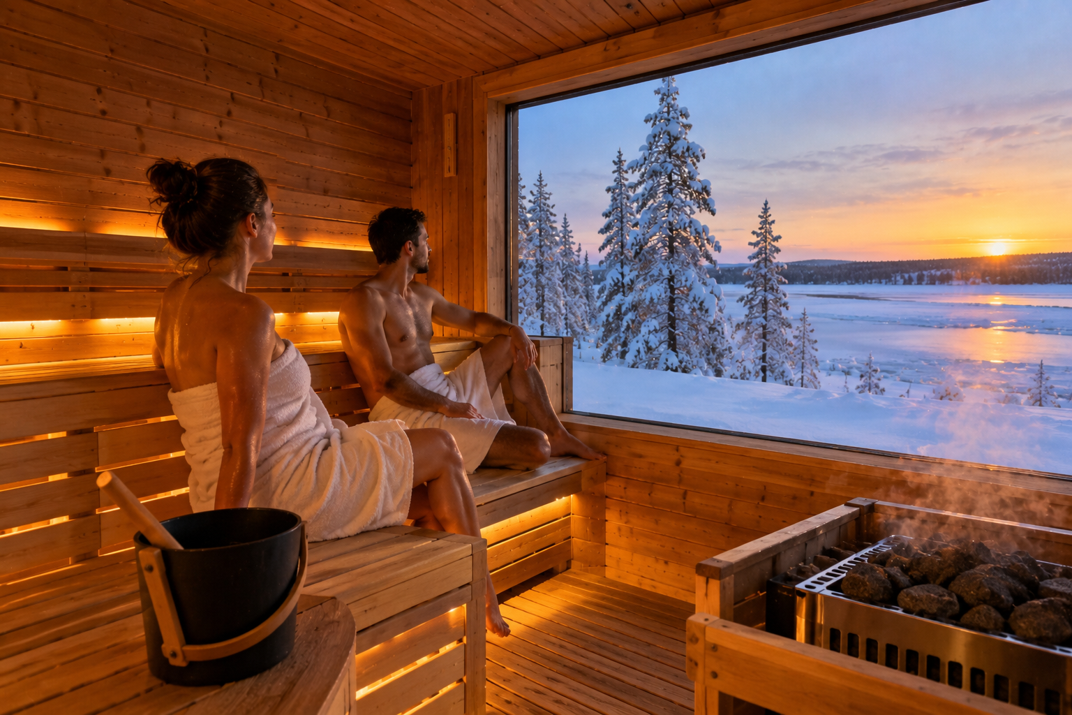 Enjoy a Finnish Sauna