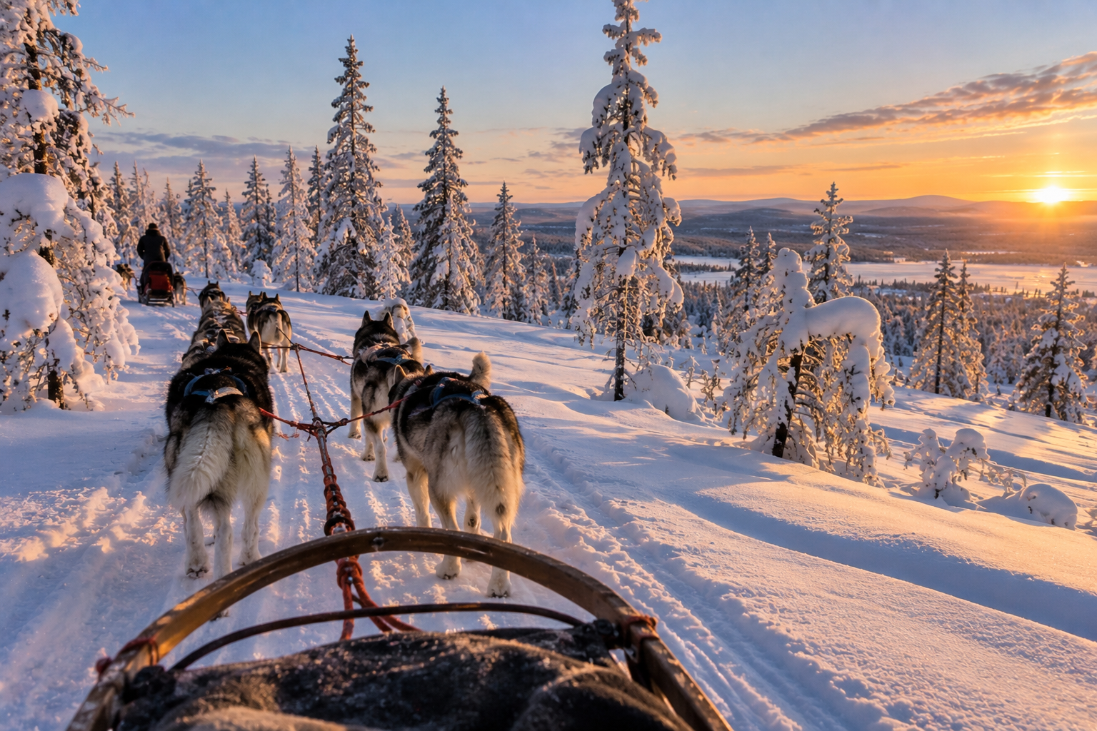 Go Husky or Reindeer Sledding