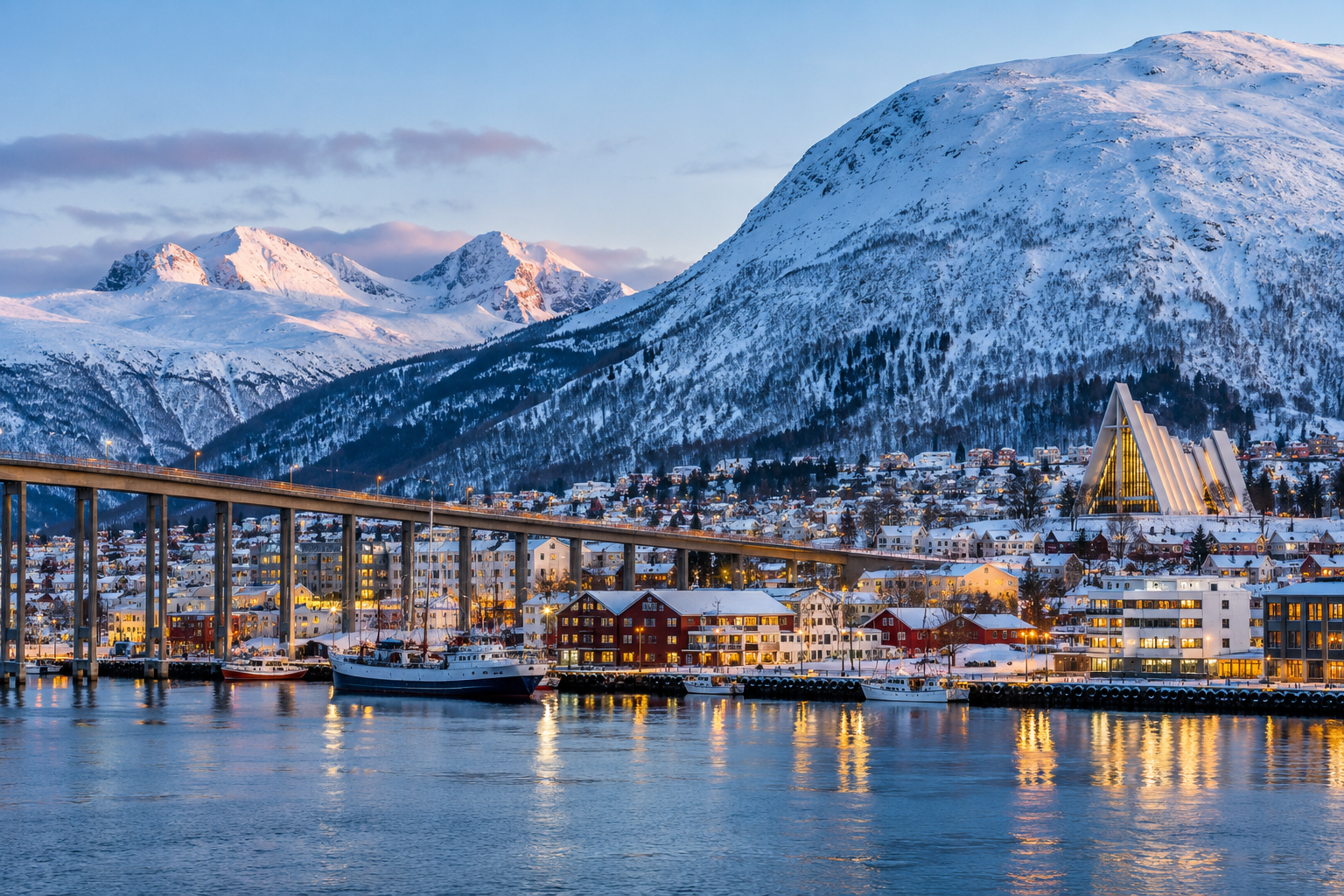 Tromsø Arctic landscape in Norway