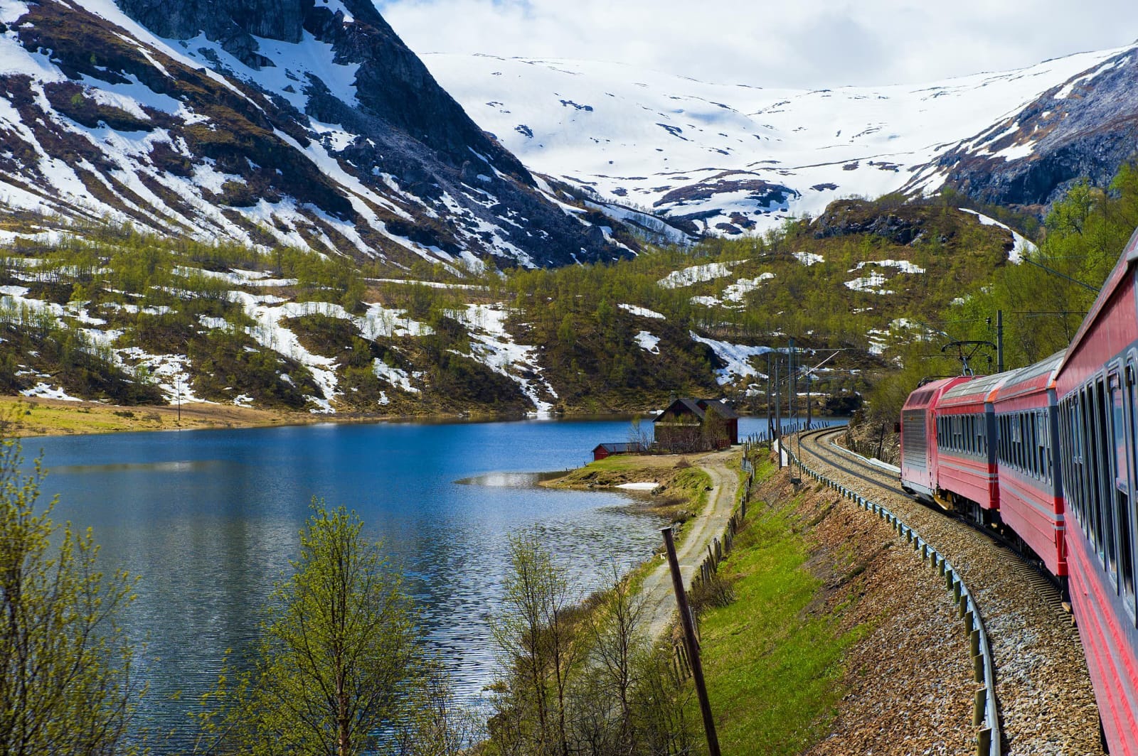 Flåm village and fjord in Norway